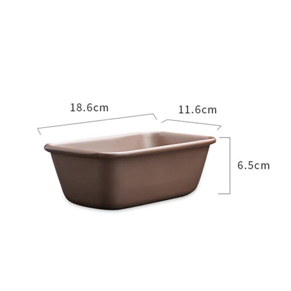 To bageforme, solid bund non-stick toastform, kageform, ost- og smørbrødform