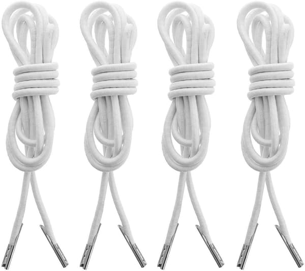 Universelle elastiske snore, 8-pak, velegnet til zero-gravity stole, klapstole og liggestole, hvid.