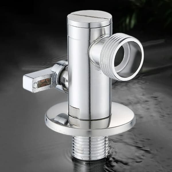 Vinkelventil i rustfrit stål til smart toilet, L-formet