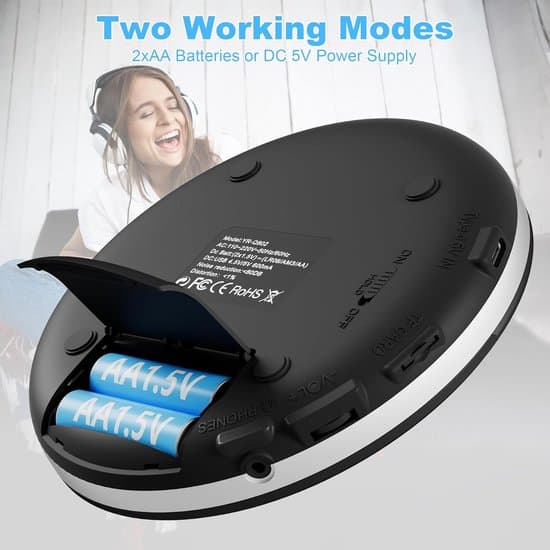 Bærbar CD-afspiller - Bluetooth - Anti-skip