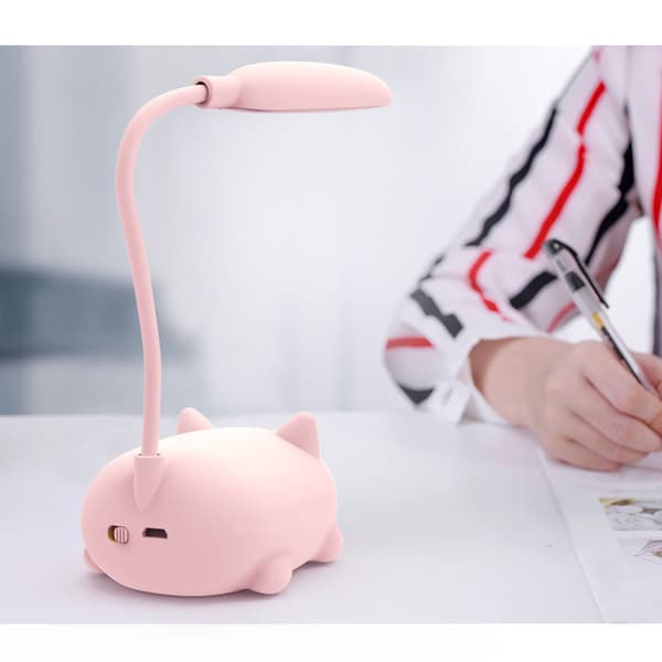 Barnskrivbordslampa - Ergonomisk - Rosa