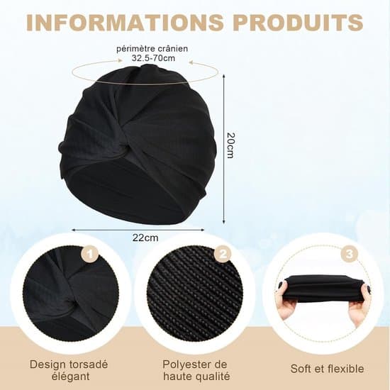 Dame badehætte til langt hår, lavet af elastisk nylon, blød og behagelig, plus size voksen, purpurrød.
