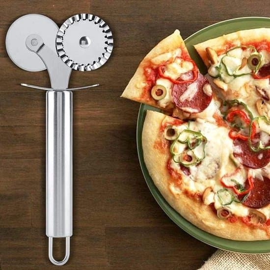 - Pizzaskärare i rostfritt stål - Säkerhetssvansskärare