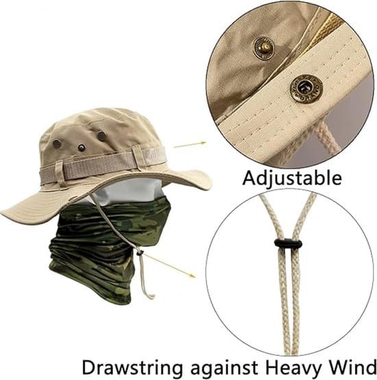 Camouflage bøllehat - Armygrøn - One size fits all