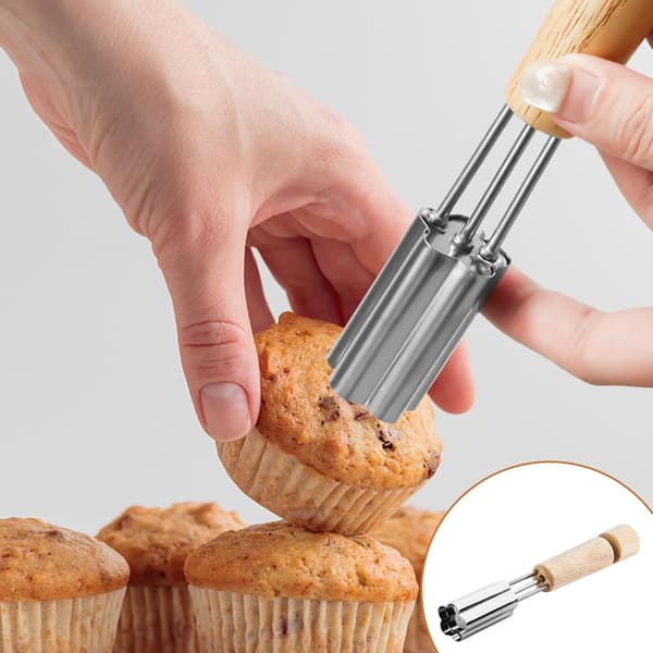 Cupcake fyldfjerner, rustfrit stål