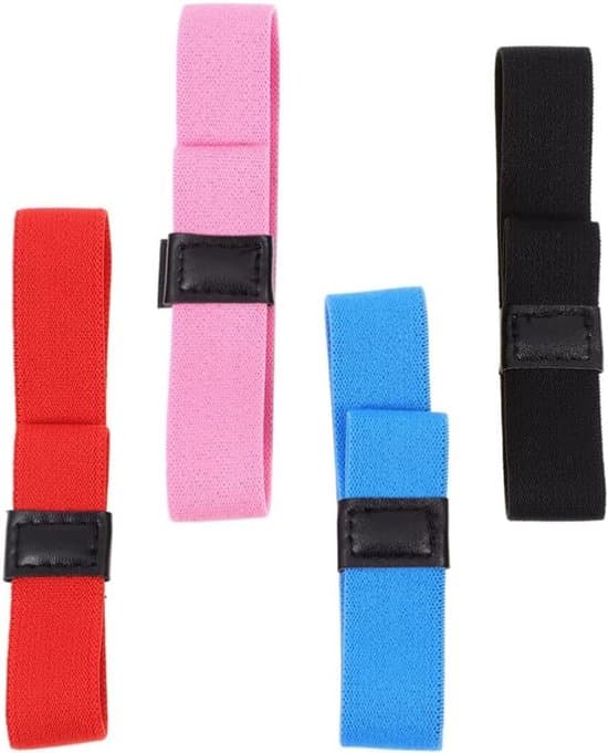 Elastiska band för matlådor utomhus, 4-pack, Bento-låderemmar