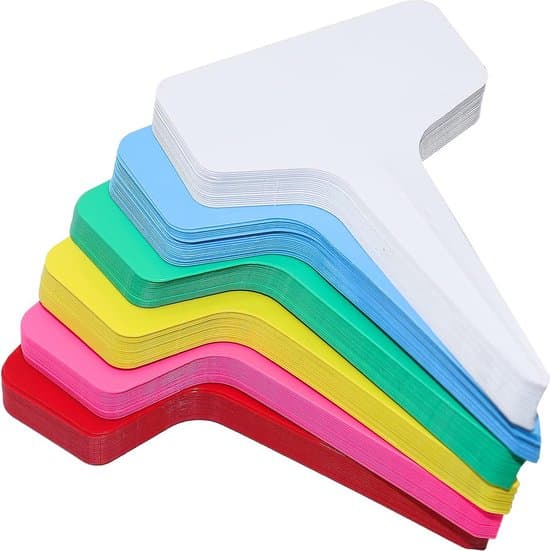 600-pack 6 x 10 cm PP-plast grönsaks- och trädgårdsskyltar