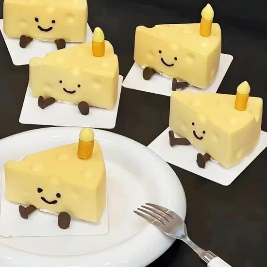 3D ostformede silikone bageforme til moussekage, 8-hullers chokoladebageplade til franske desserter, budding, is og stearinlys.
