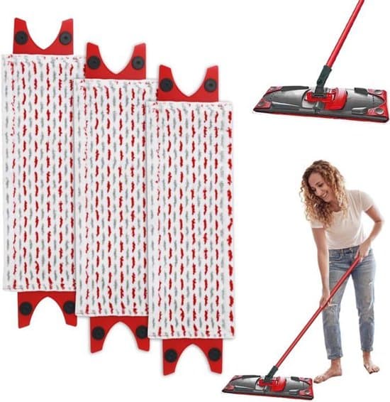 Mikrofiberdynor -för Vileda EasyWring Ultramax / 1-2 sprayer -3 dynor