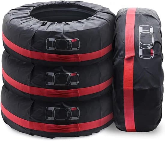 4-pack - Däckskydd - Bildäckskydd - Sommardäckskydd - Vinterdäckskydd - 19 till 23 tum