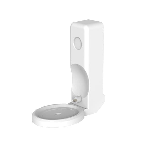 Väggfäste för Echo Spot T5, barnsäker kontakthållare, vit väggfäste för kabelhantering.