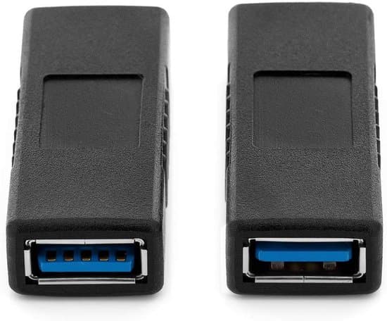 USB 3.0 forlængerkabelkobling (USB-A hun til USB-A, sort)