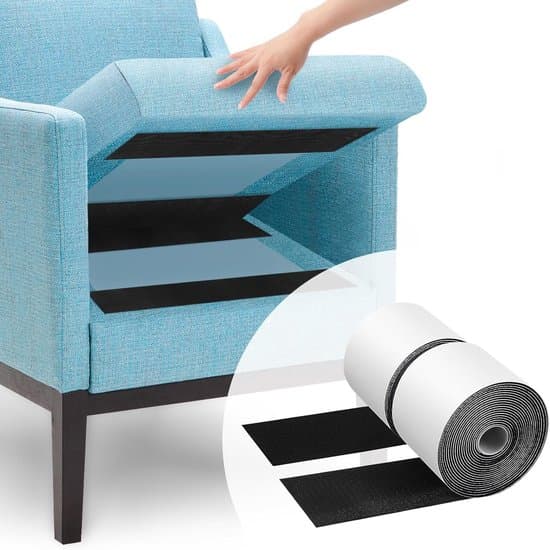 11,2 cm × 5 meter sort, ekstra stærk velcro