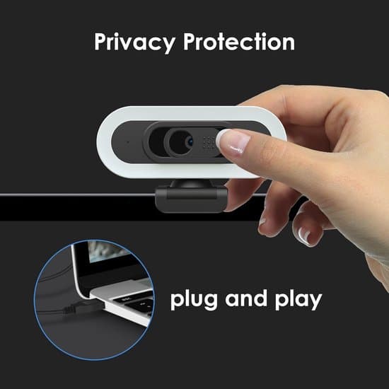 Webcam til PC - Streamingkamera - 4K Kvalitet - Sort - stabil forbindelse