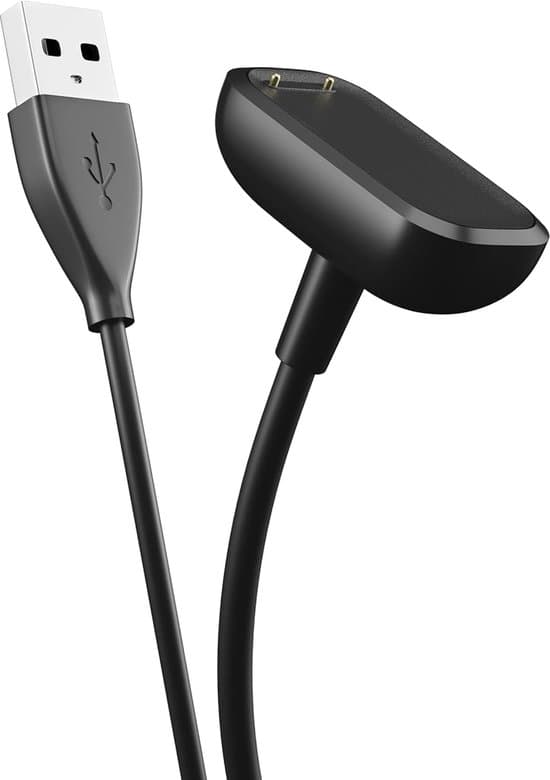 Magnetisk USB-snabbladdningskabel (1 m) för Fitbit Charge 6/5 & Fitbit Luxe