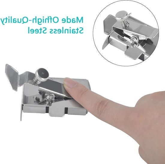2-pack universella magnetiska symaskinsguider - Silver