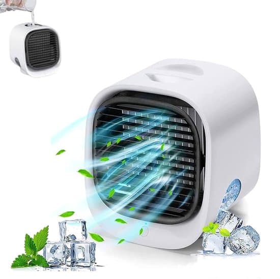 Mini Airconditioner, fordampningskøler, 300 ml, USB