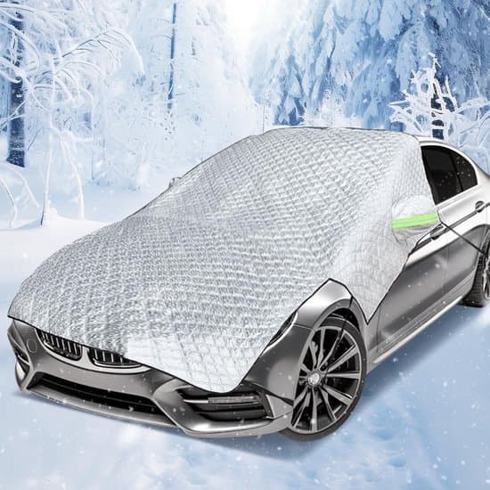 Frostskyddsfilt för bil - Vinterfönsterskydd - XXL - Vit