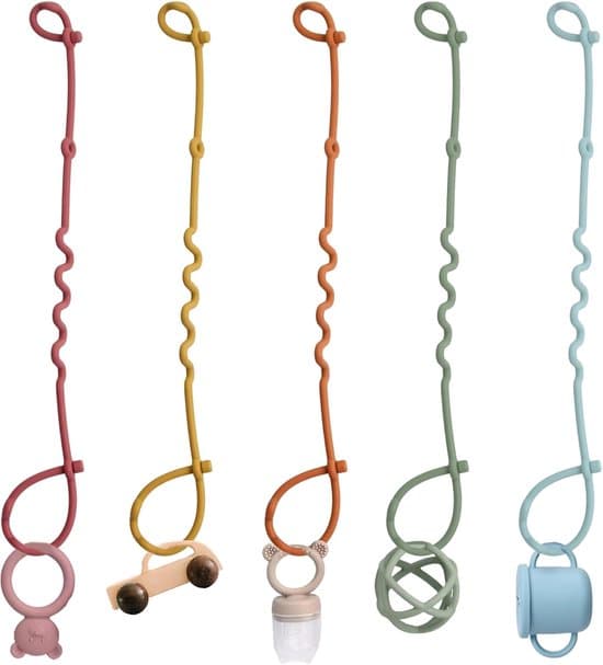 5-pack infällbara leksaks-/muggfästen - Flerfärgad