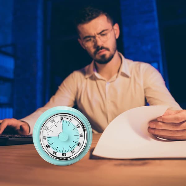 Køkken suppe timer påmindelse, køkken mekanisk timer, bage påmindelse, studerende tidsstyring, 1 stk