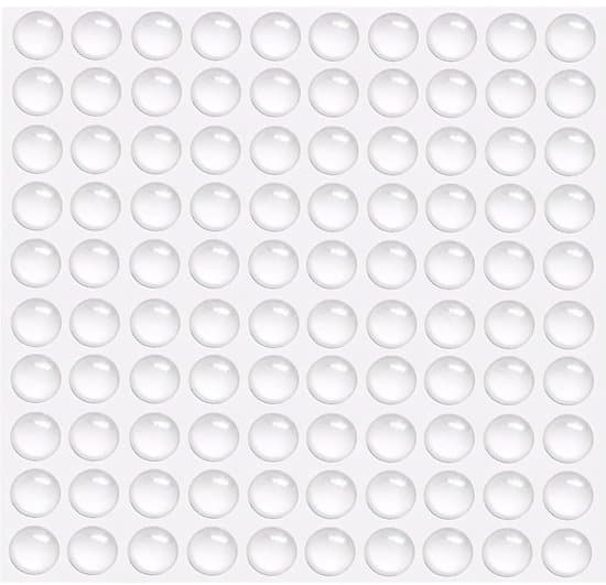 - 100 transparenta elastiska möbelkuddar