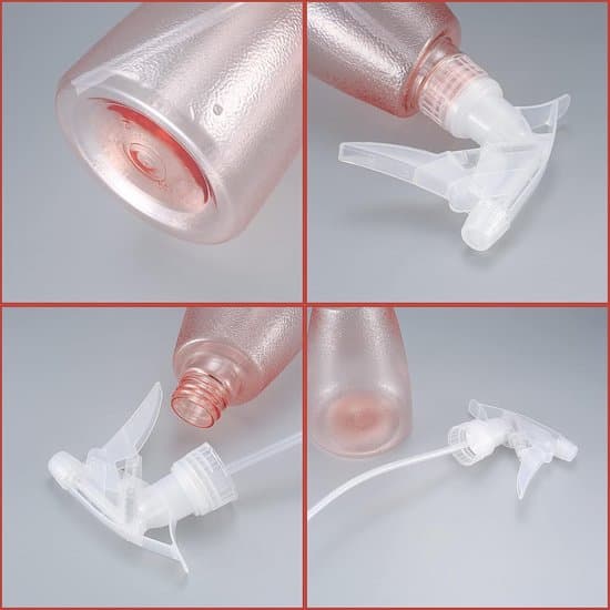 Sprayflaskor (2-pack, 8,5x22cm, 500ml) – Plastpumpflaskor för växter, trädgårdsarbete och hårvård