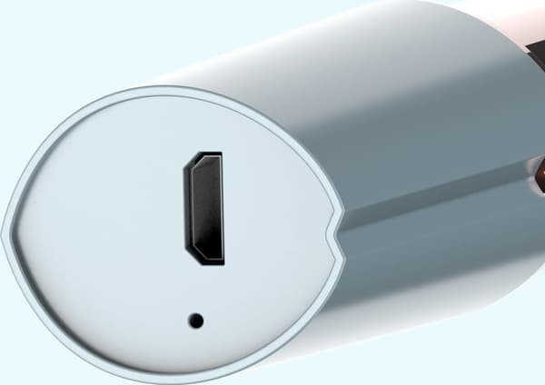 Elektrisk ansigtshårfjerningsapparat til smertefri hårfjerning (blå)