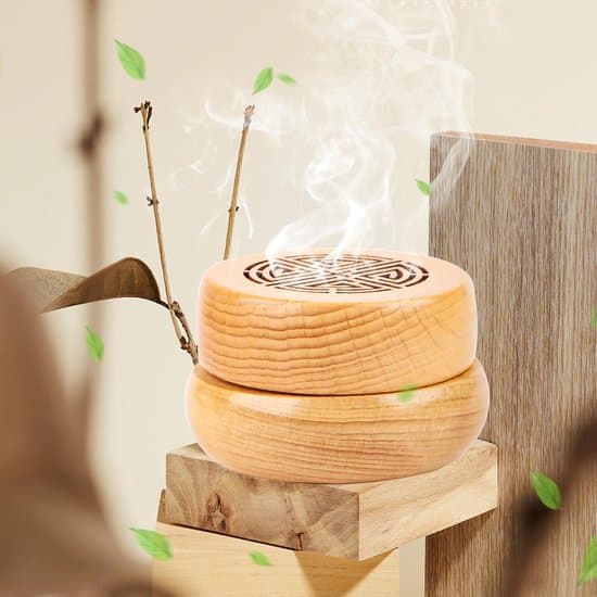 Æterisk Olie Diffuser, Lille Træ Aromaterapi Diffuser, Myggemiddel, Rumduft, Flygtig.