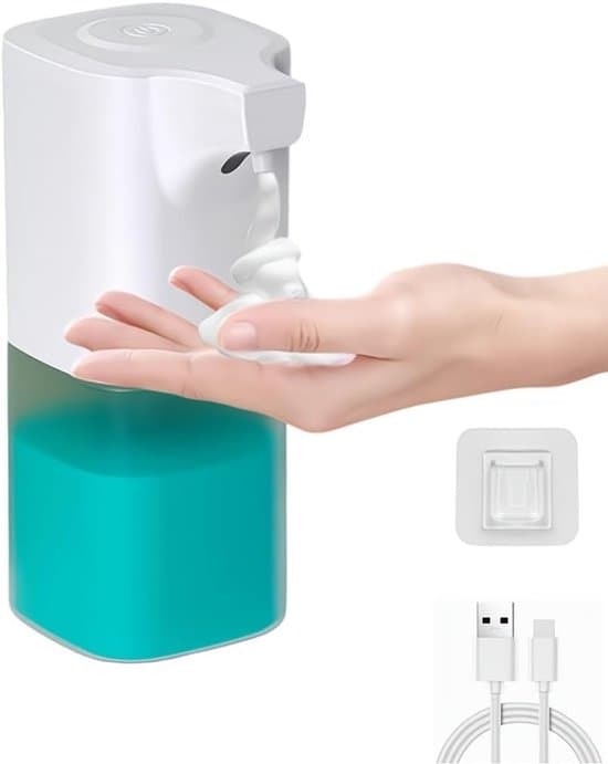 Automatisk tvåldispenser, vattentät infraröd sensor, USB-skummande