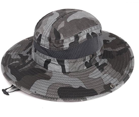 Mænds sommer camouflage solhat / jagtkasket