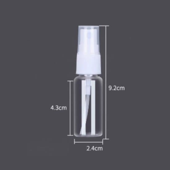 4-pack 20 ml påfyllningsbara tomma sprayflaskor i resestorlek