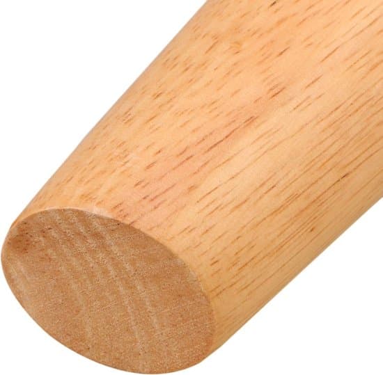 4-pak 15 cm massive træmøbelben - koniske/monteringsplade