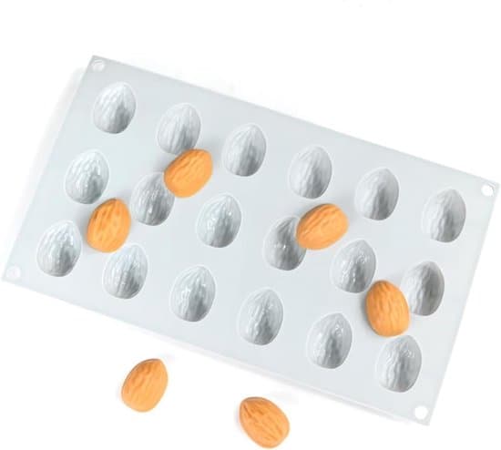Silikone bageforme til fremstilling af chokolade, kager, gelé, nødder
