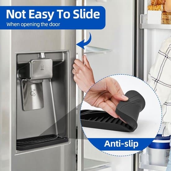 Droppbricka för vattendispenser - Halkfri rektangulär silikonmatta - Klippbar droppbricka - För avlopp - Grå 20 cm