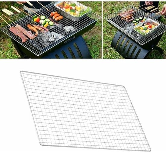 BBQ Grill - Rustfrit Stål BBQ Grill - Udendørs BBQ Tilbehør - 45x30 cm