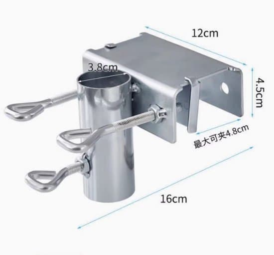 Kraftig parasolholder - Parasolfod - Justerbar