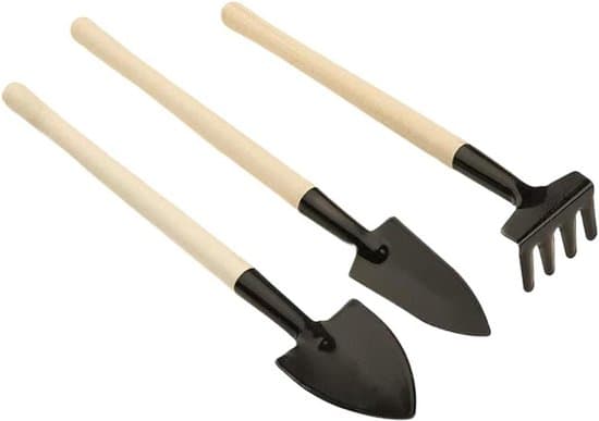 Handspade-set - Mini trädgårdsspadar - Omplantering av växter - Rostskyddande beläggning - 3 delar - Blandade