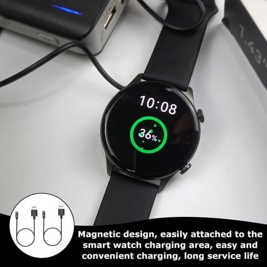 2 stk. Universal USB 2-bens Magnetisk Smartwatch Oplader (2,84 mm, Model A+B)