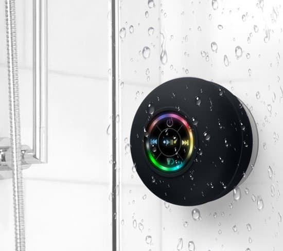 Vedenpitävä Bluetooth-kaiutin - Valkoinen - LED-valolla