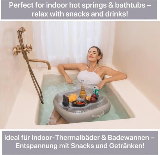 Flydende drikkeholder - Til pool og spa, forbedret design, fest