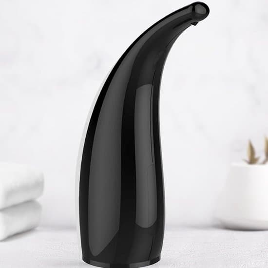 Automatisk sæbedispenser - berøringsfri sensor - 300 ml - sæbepumpe - sort