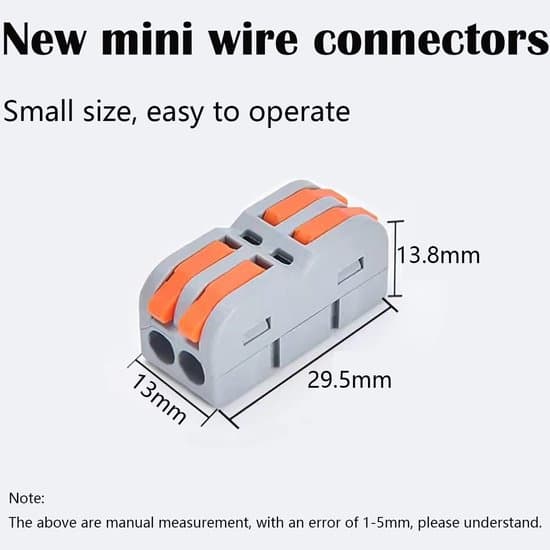 Kompakte ledningsforbindere til elektriske forbindelser - SPL-2M klemrækker (14-pak)