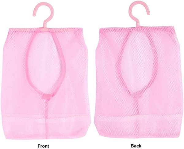 Netopbevaringspose med kroge - Pink