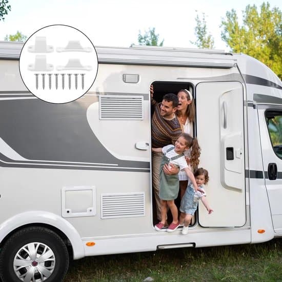 2-pak plastik autocamper & campervan indgangsdørstoplås