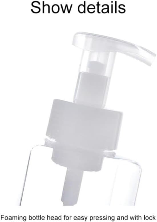 250 ml grön PET påfyllningsbar pumpflaska tvål- och schampodispenser set