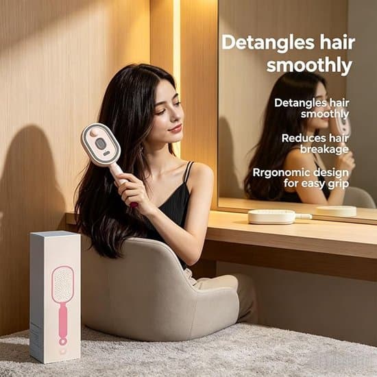 USB-C Hovedbundsmassagekam - Med hårolieapplikator