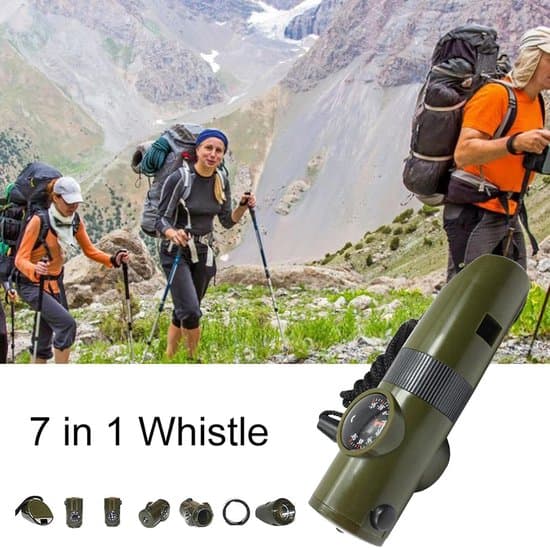 Selviytymispilli - 7-in-1 hätäpilli - 2 kappaleen setti - Hätäpilli