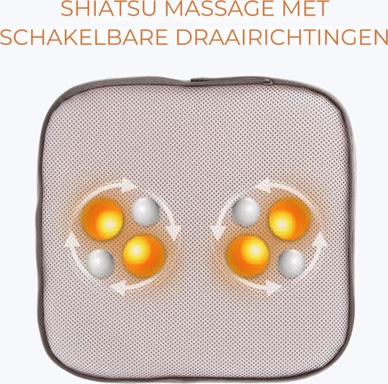 Fodmassageapparat med varmefunktion og flere intensitetsniveauer, Sort