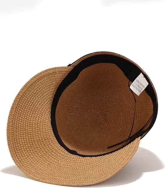 Brun vævet stråhat - sommer - til damer og herrer