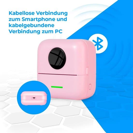Sammenfoldelig bærbart studiefotoboks, termisk etiketprinter, USB/Bluetooth